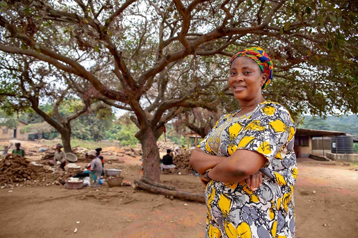 Madam Faustina Agyeiwaa Sakyi, Co founder of Asuogya Cooperative Agro Processing Company Limited