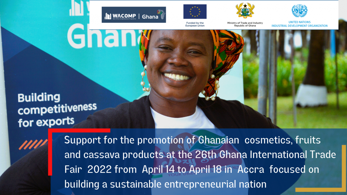 WACOMP supporting SMEs Support to SMEs at the 26th Ghana International Trade Fair